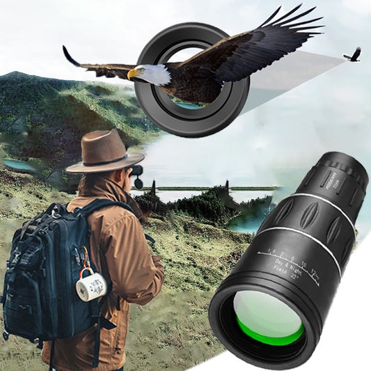 16X52 Monocular High Power FMC Prism Scope Telescope