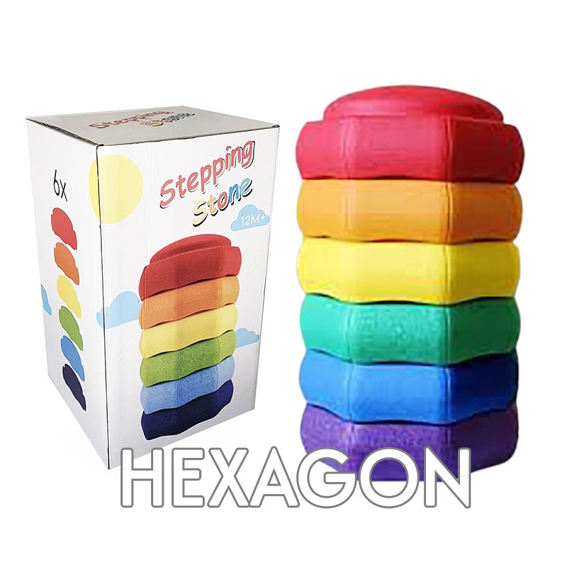 Rainbow Balance Stepping Stones