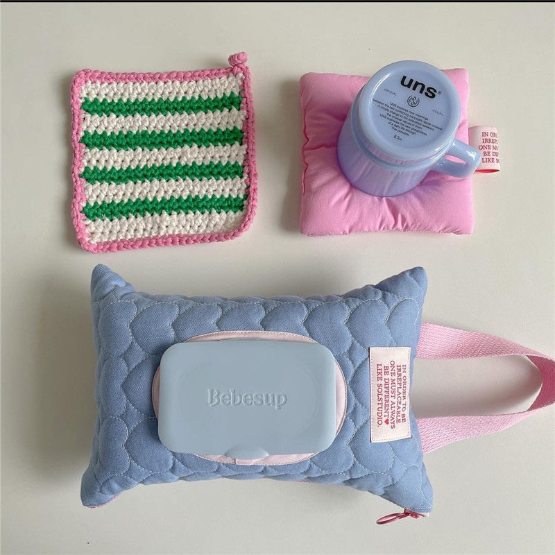 Wet Tissue Pouch Baby Stroller Wipes Holder