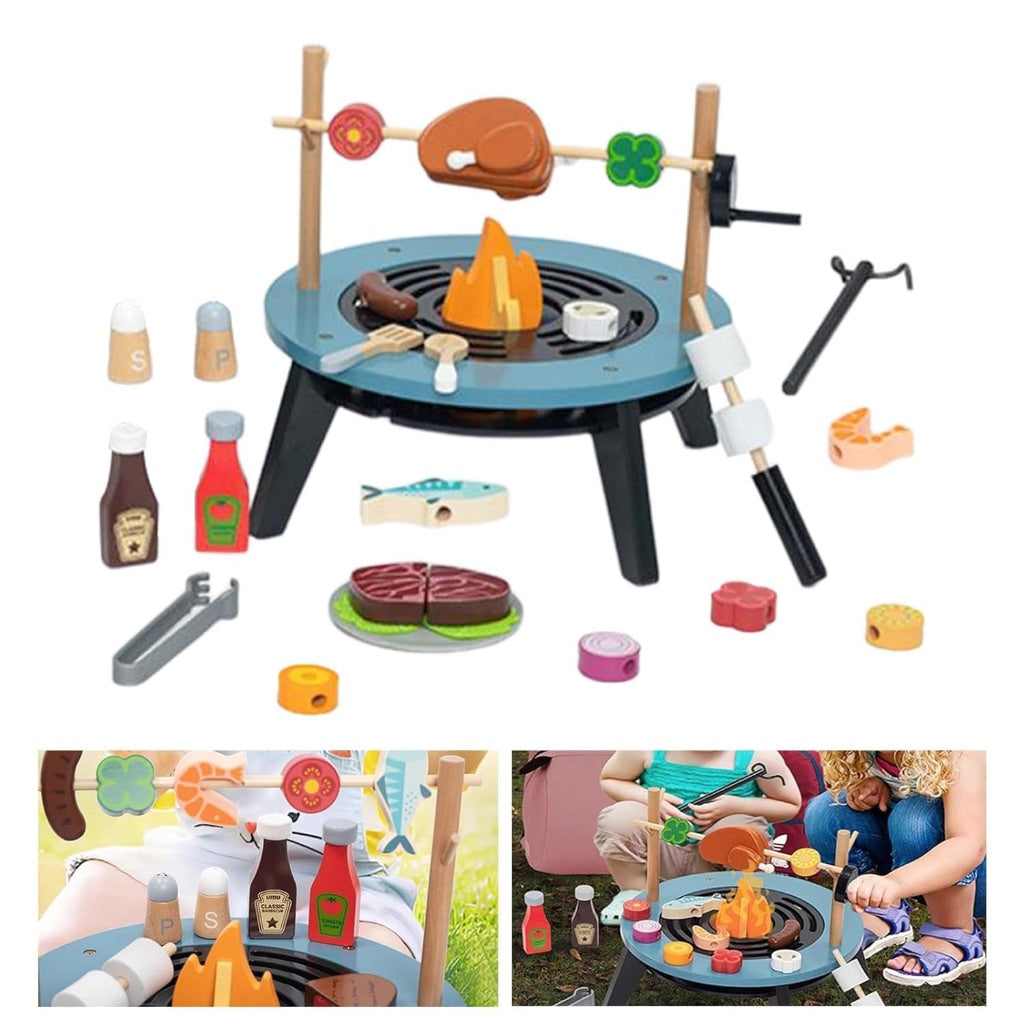 UMU BBQ Firepit Grill Pretend Play Toy
