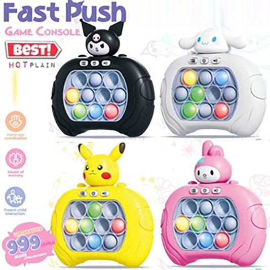 Fast Push Bubbles Pop It Stress Relief Toy