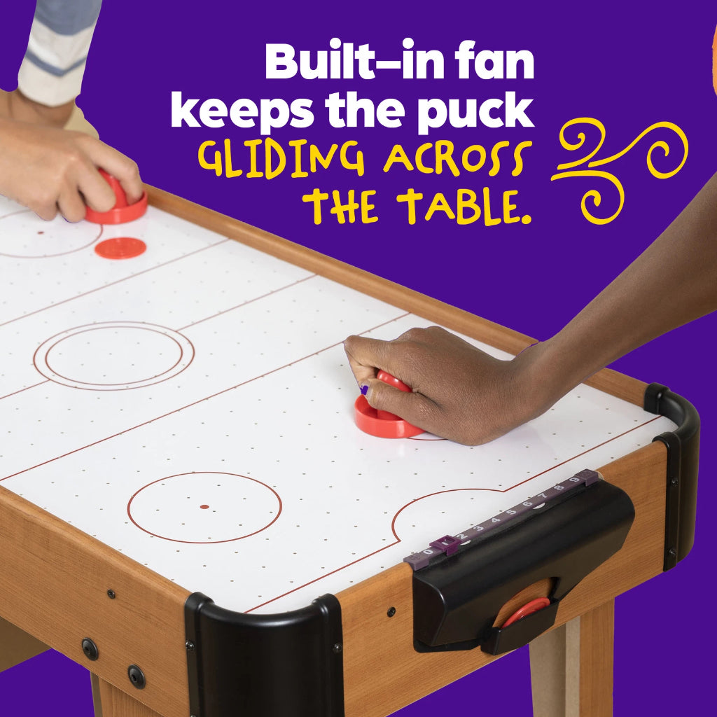 Air Hockey High Table Battery Operated Wooden Toys