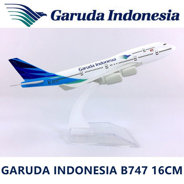 Indonesian Garuda Airlines B747 Model Airplane