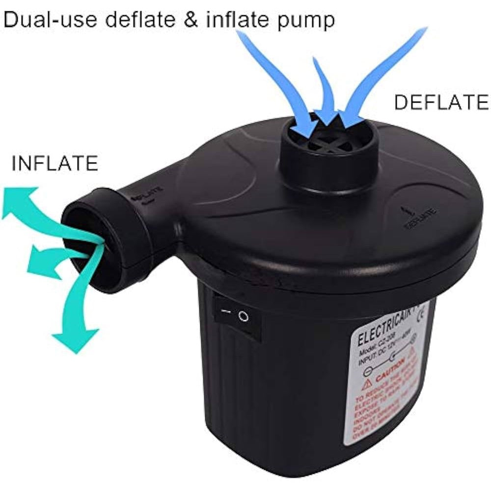 Electric Air Pump for Inflatables Portable Inflator Deflator