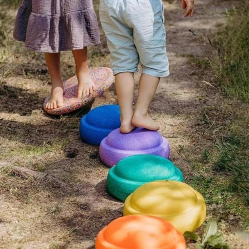 Rainbow Balance Stepping Stones