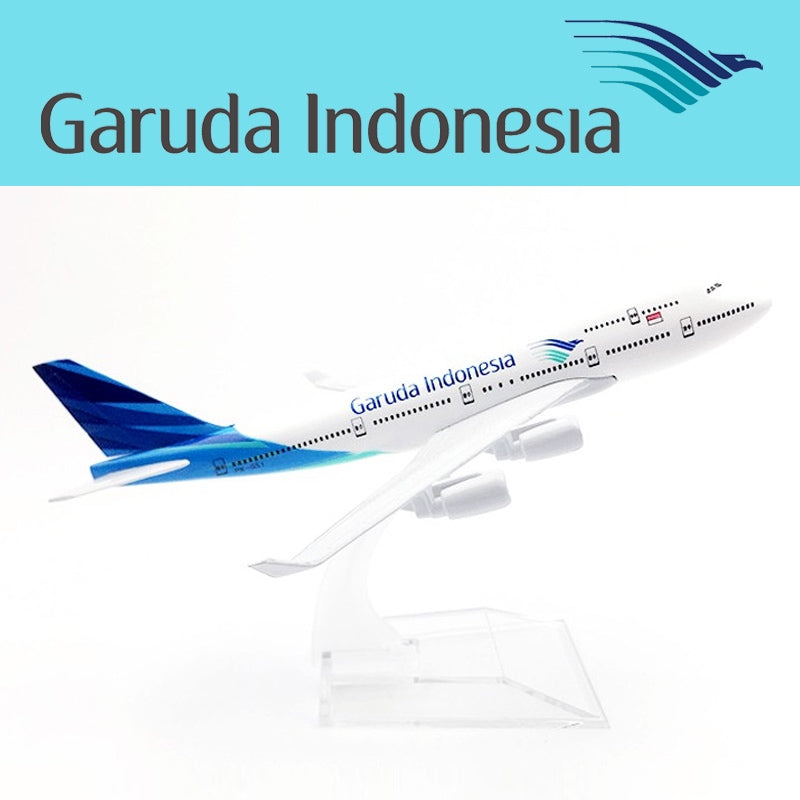 Indonesian Garuda Airlines B747 Model Airplane