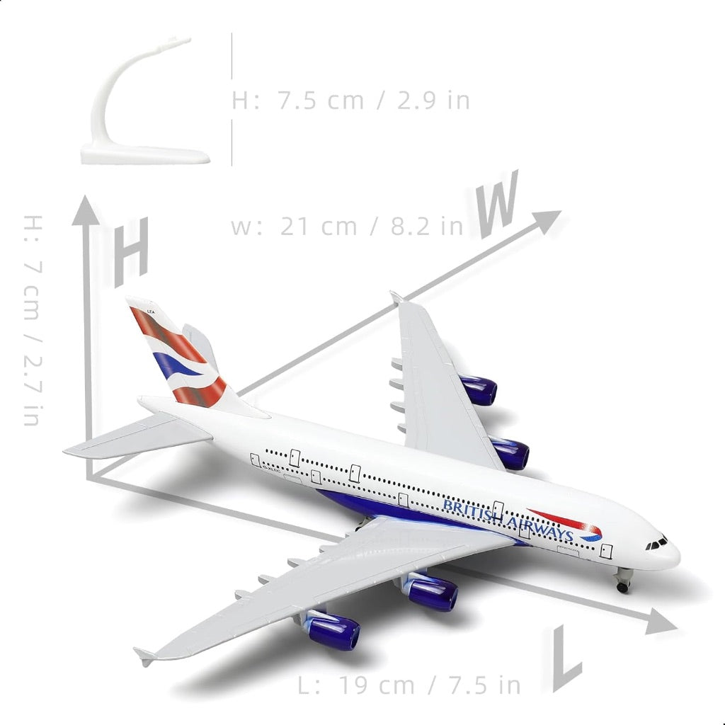 British Airways Airlines Airplane Scale Model