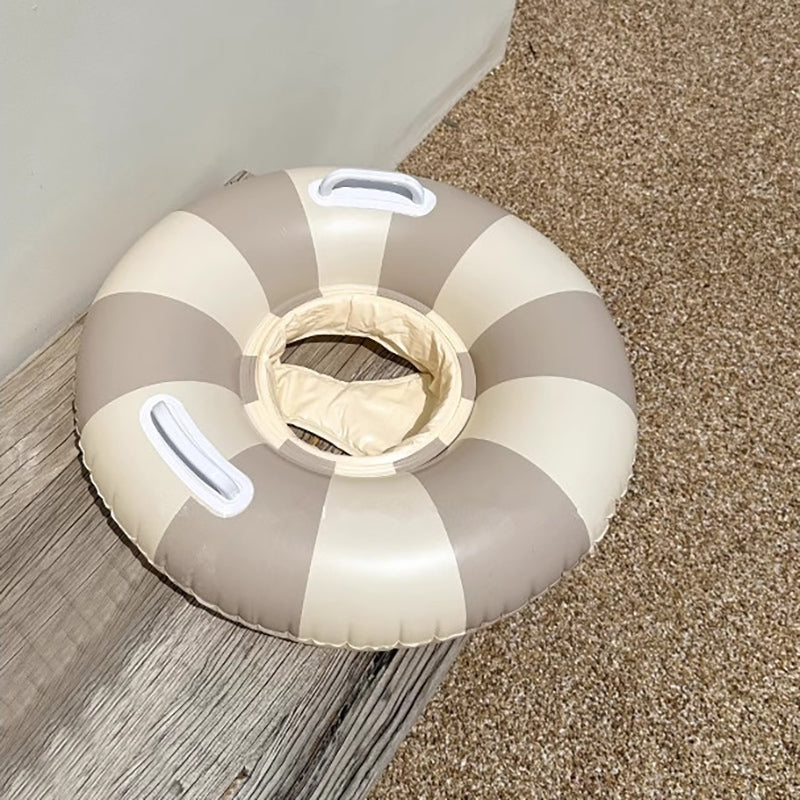Brick Stripe Baby Swim Float with Seat