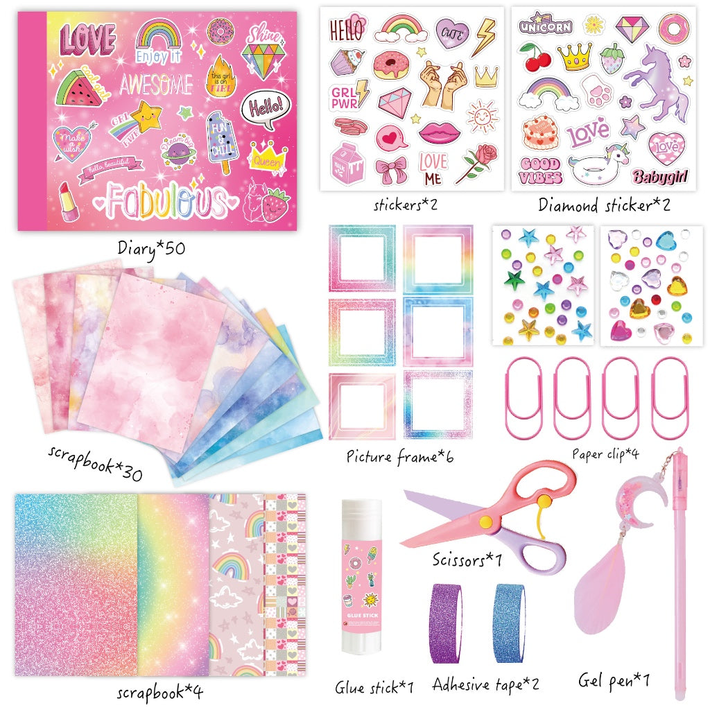 DIY Journal Set Pink Fabulous