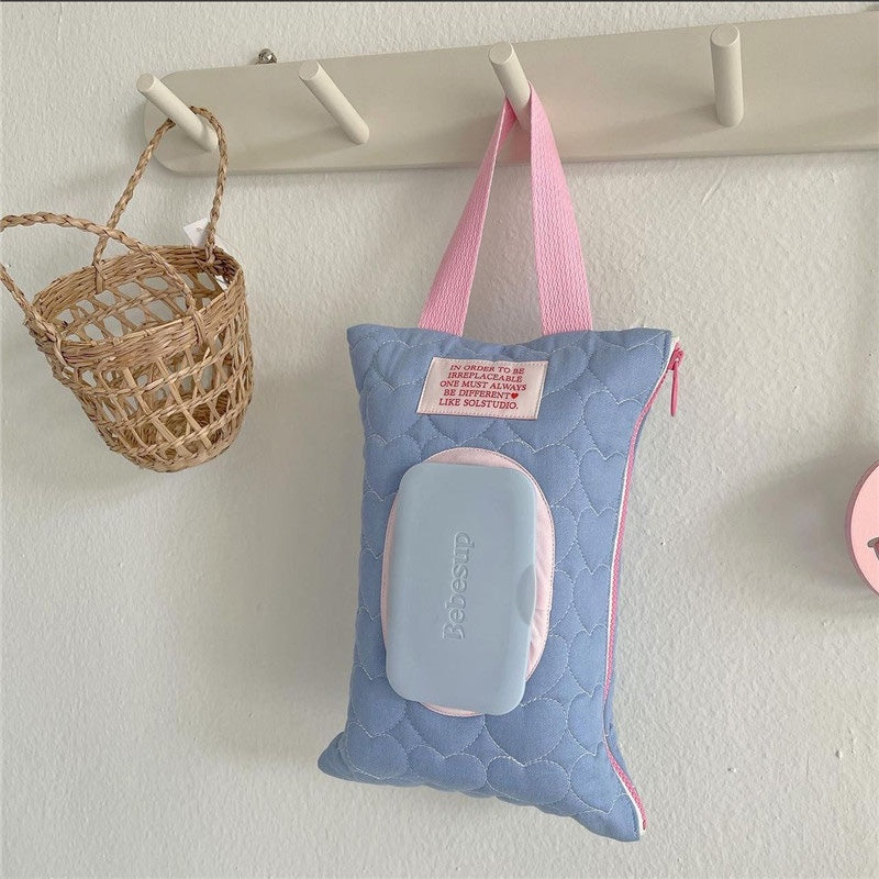 Wet Tissue Pouch Baby Stroller Wipes Holder