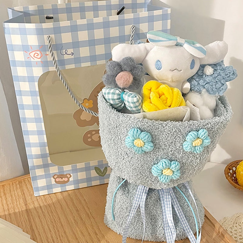 Cute Plush Dolls Bunny Flower Bouquet