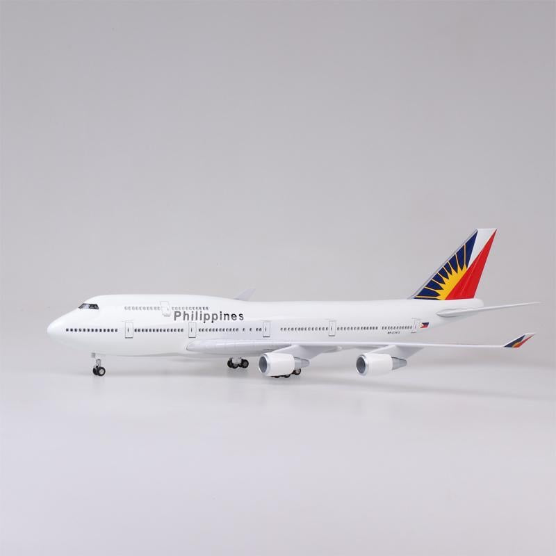 Philippines Airlines Airbus A380 Boeing B747 Airplane Model