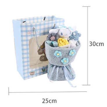 Cute Plush Dolls Bunny Flower Bouquet