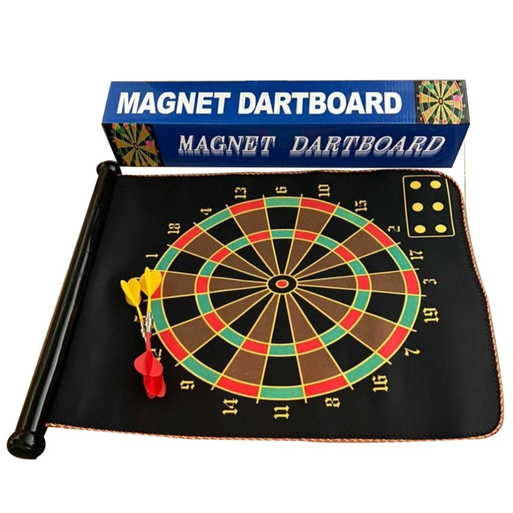 Magnetic Dart Board Game Double Sided Reversible