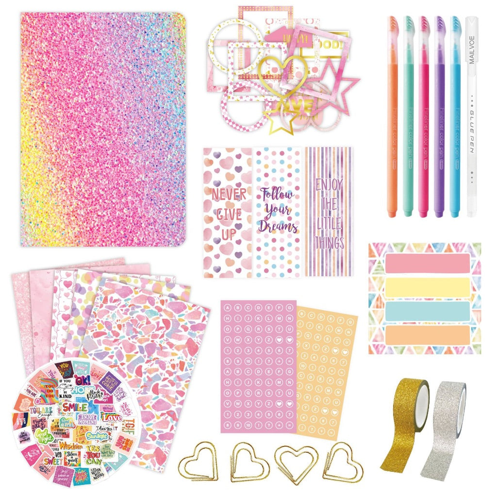Dream Big DIY Journal Set Girls Diary