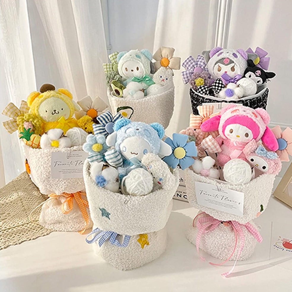 Sanrio Kuromi Cinnamoroll Melody Bouquet Flowers