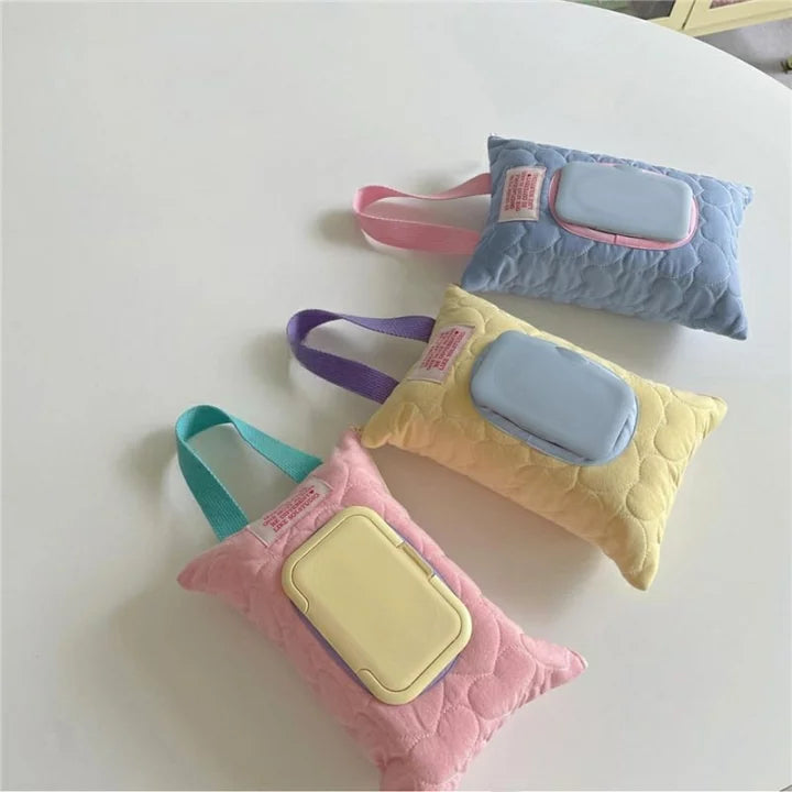 Wet Tissue Pouch Baby Stroller Wipes Holder