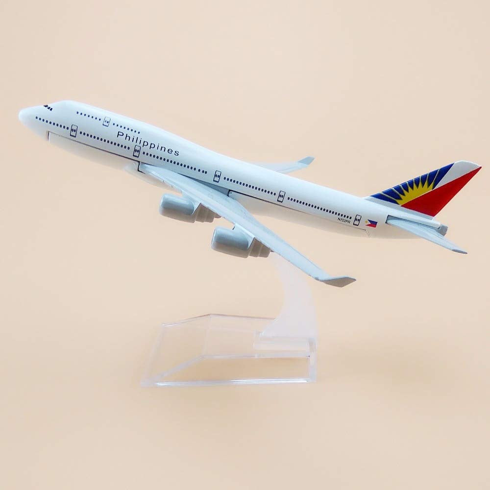 Philippines Airlines Airbus A380 Boeing B747 Airplane Model