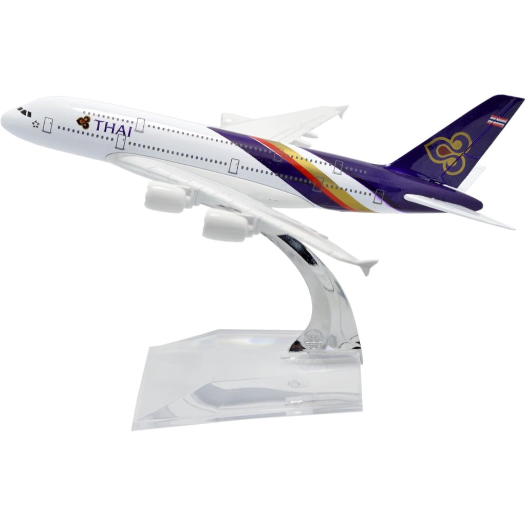 20cm Thai Airlines A380 Plane Model