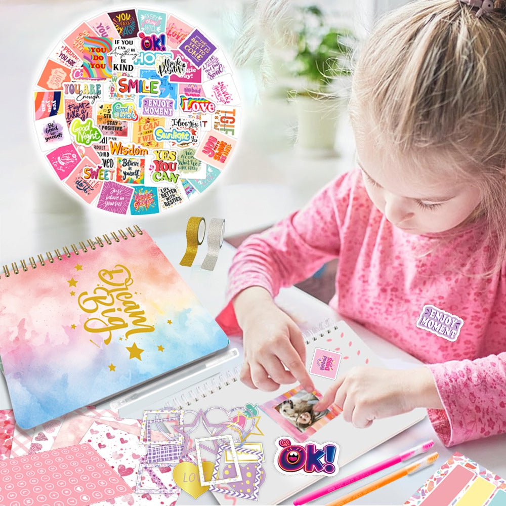 Dream Big DIY Journal Set Girls Diary