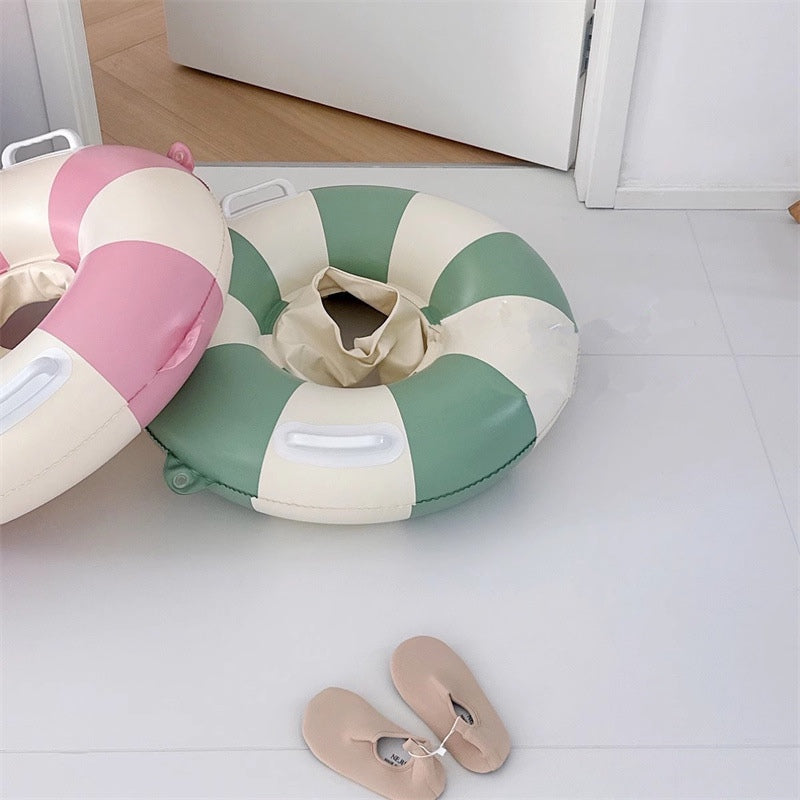 Stripe Baby Toddlers Inflatable Pool Swim with Seat