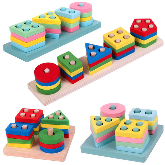 Montessori Sorting Colour Shapes Puzzle