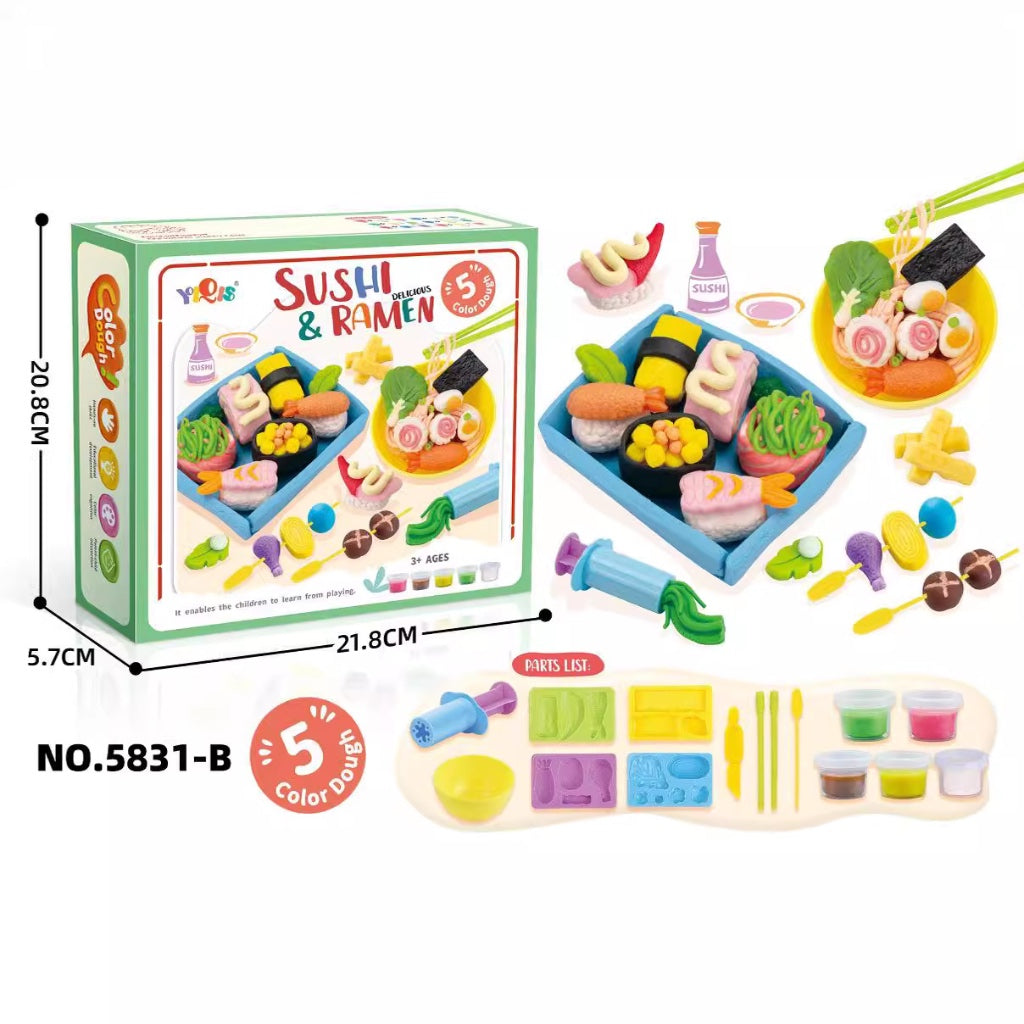 DIY Creative Clay Play Dough Food Sensory Toy