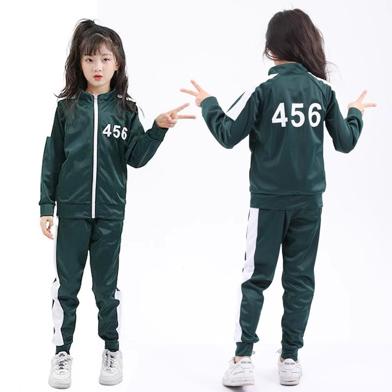 456 Player Costume Adult Cosplay Jacket Trouser Pants