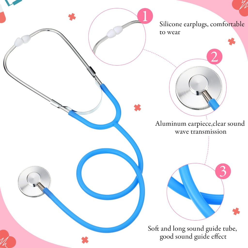 Kids Real Working Stethoscope Children Pretend Play