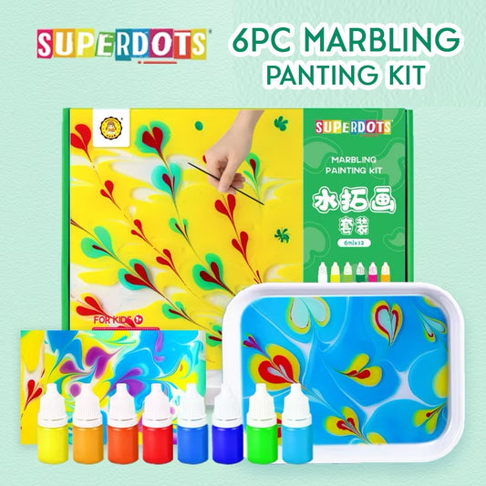 6pc Marbling Painting Kit