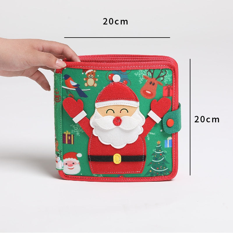 Christmas Baby Toddlers Busy Felt Sensory Book