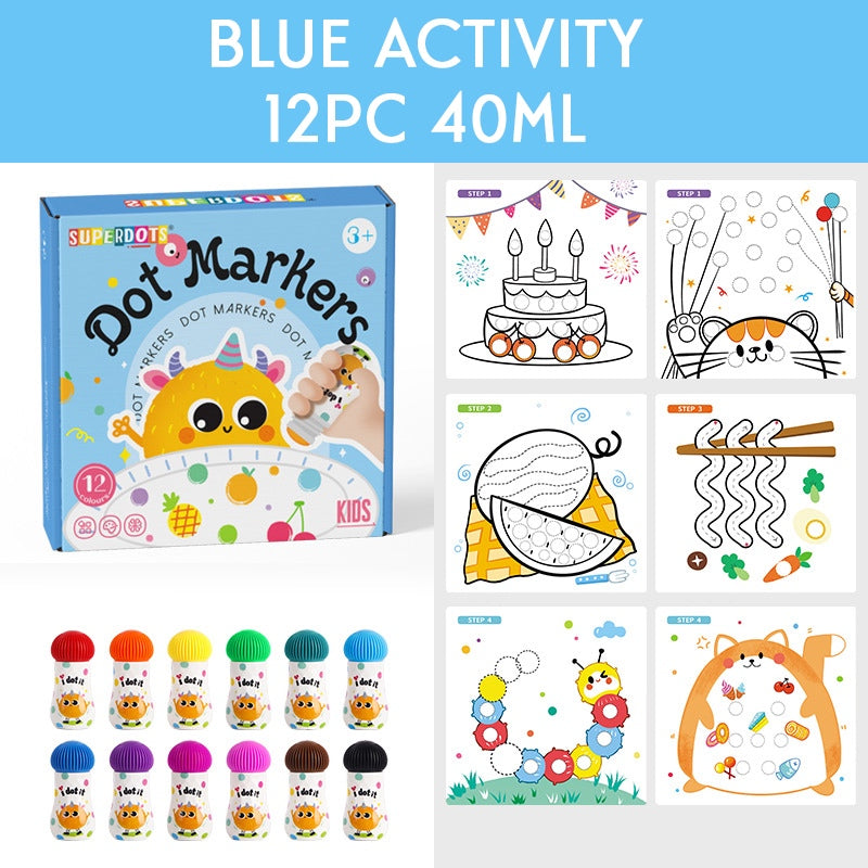 45pc Dot Markers Art Kit