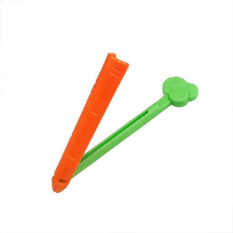5pc Carrot Food Snacks Plastic Sealing Clips