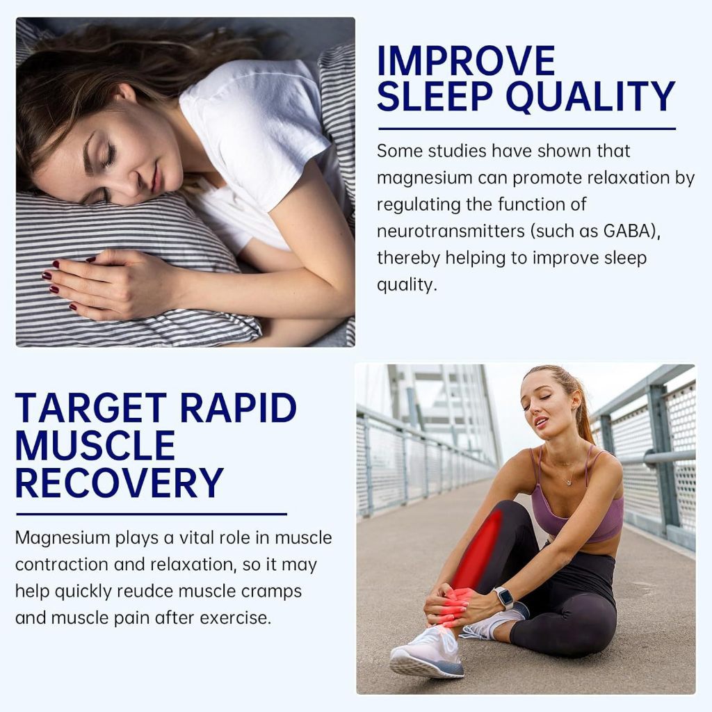 Pure Magnesium Oil Spray 60ml 100% Natural Oil Feet Body Sleep Anxiety Men Women
