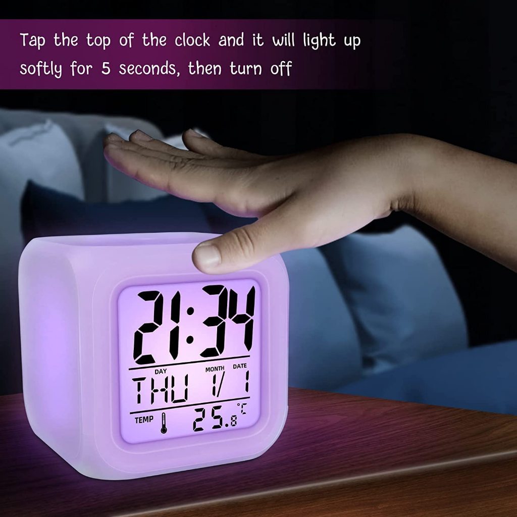 Colour Changing Digital Alarm Clock