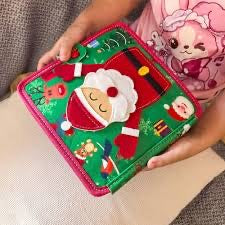 Christmas Baby Toddlers Busy Felt Sensory Book