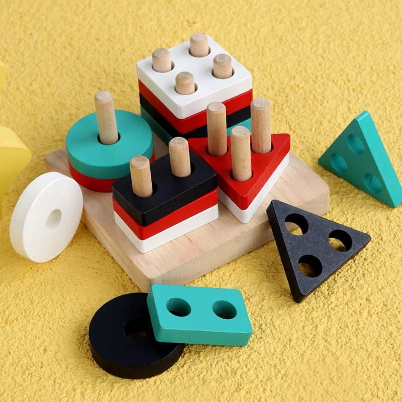 Montessori Sorting Colour Shapes Puzzle