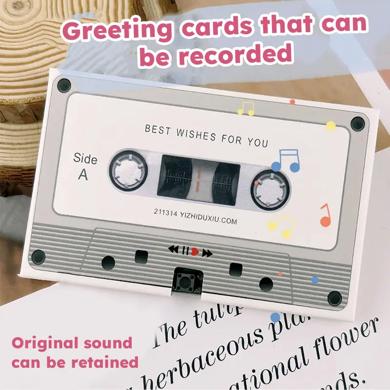 Greeting Card Recordable Message Recorder Cassette Tape