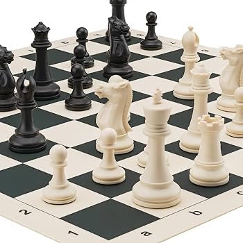 Foldable Tournament Chess Travel Roll Up Silicone Board Travel Tube