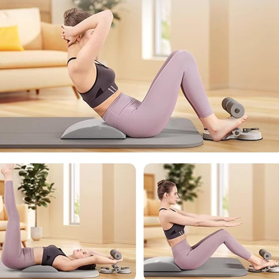 2in1 Abdominal Sit Up Aid Trainer Home Exercise