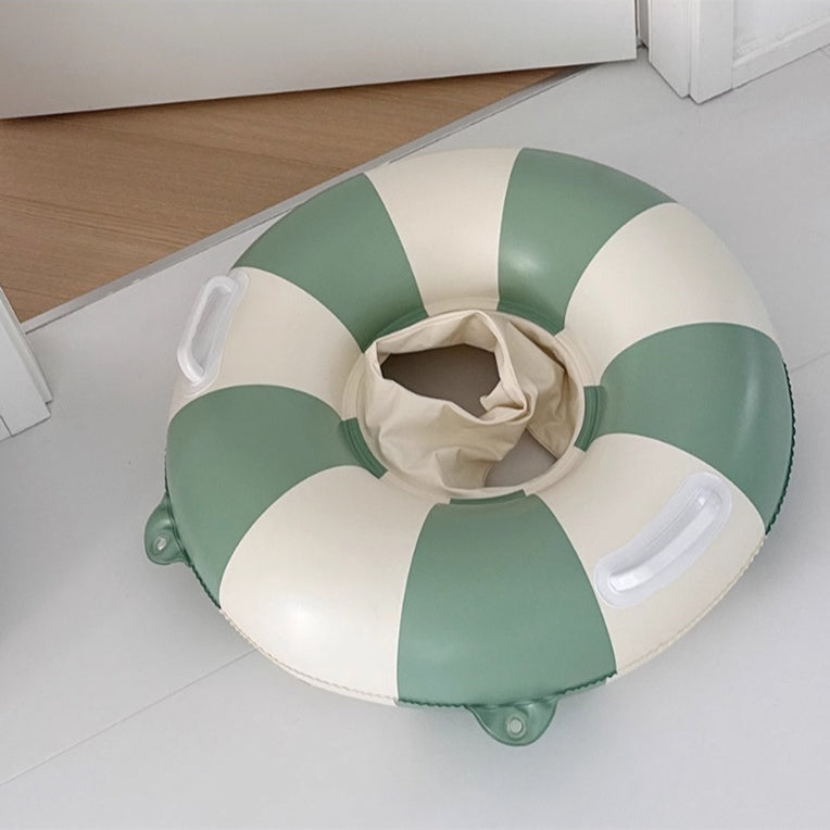Stripe Baby Toddlers Inflatable Pool Swim with Seat
