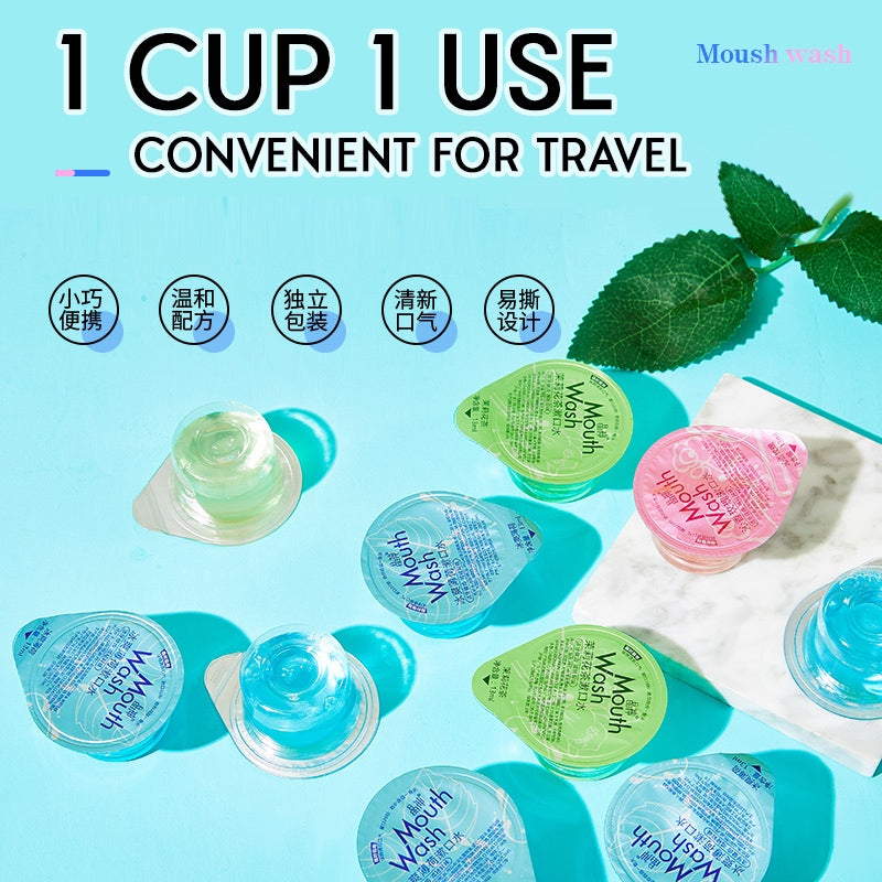 Portable Travel Jelly Cup Oral Mouth Wash