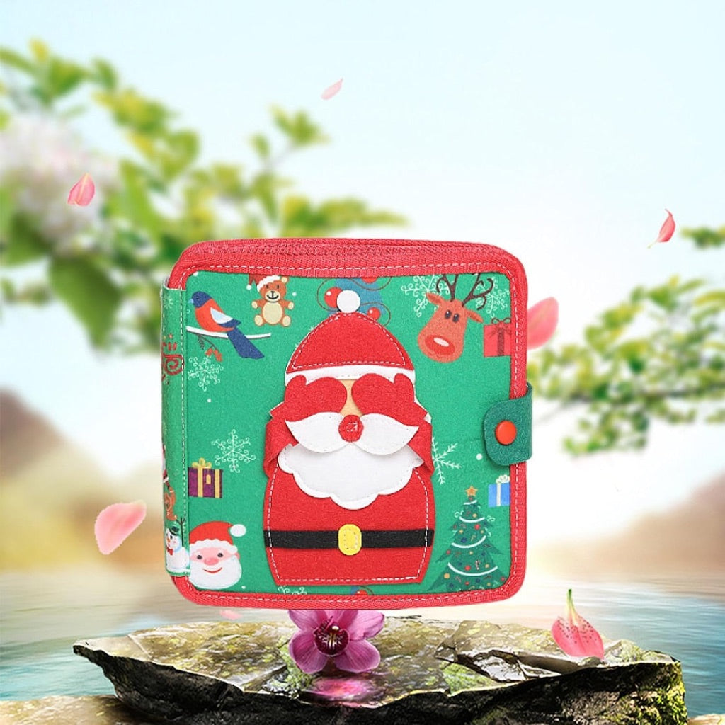 Christmas Baby Toddlers Busy Felt Sensory Book