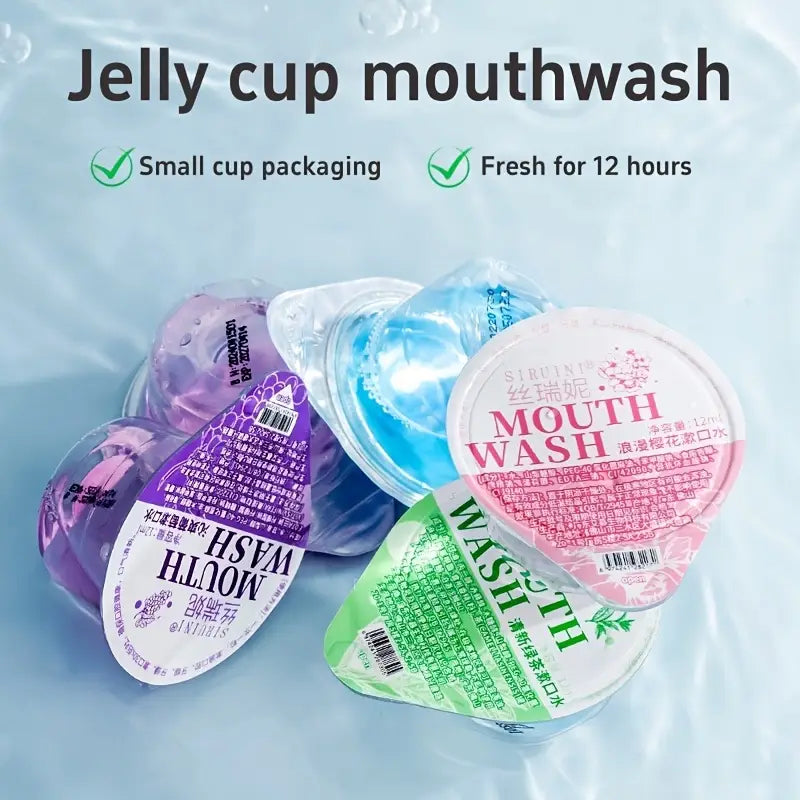 Portable Travel Jelly Cup Oral Mouth Wash