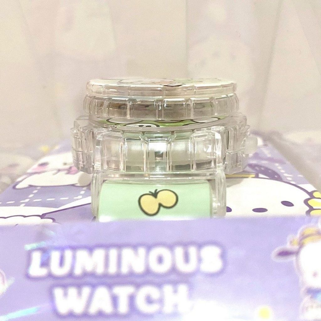 Children Sanrio Luminous Student Watch Flip Cover
