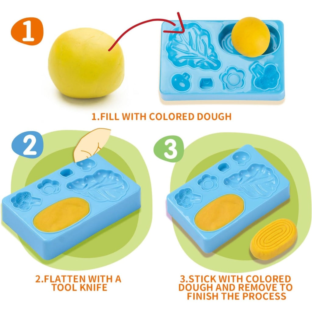 DIY Creative Clay Play Dough Food Sensory Toy