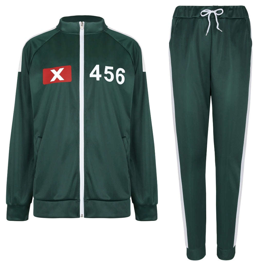 456 Player Costume Adult Cosplay Jacket Trouser Pants