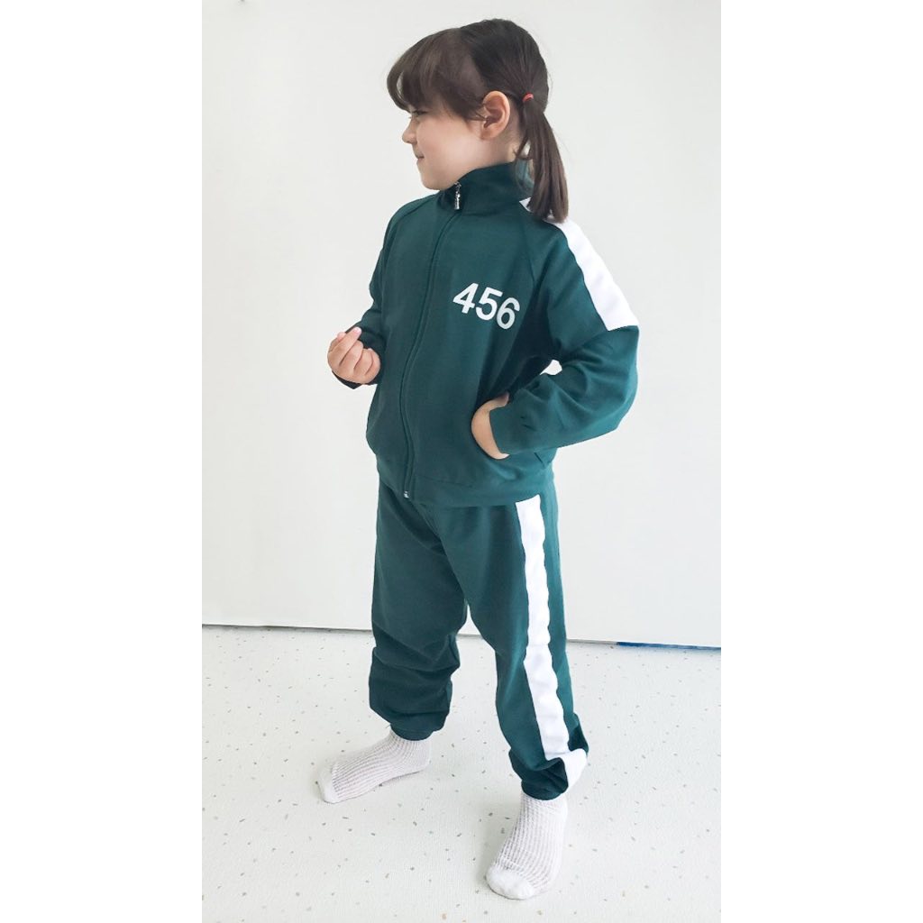 456 Player Costume Adult Cosplay Jacket Trouser Pants