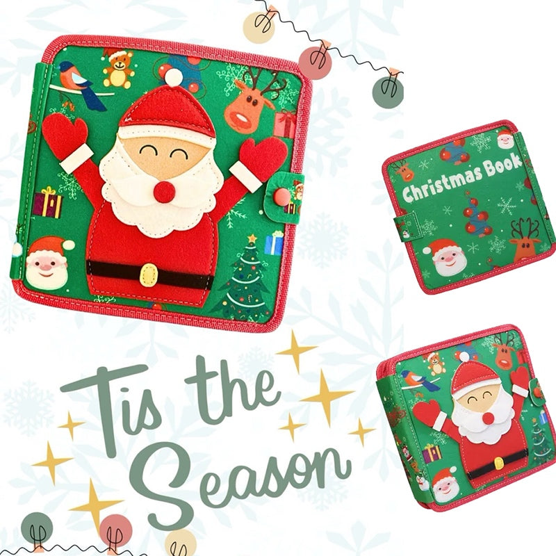 Christmas Baby Toddlers Busy Felt Sensory Book