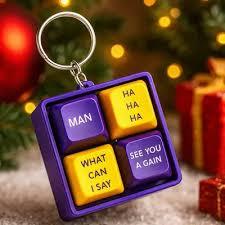 Man What can I say Clicker Keychain Kobe Button Stress Relief Toy